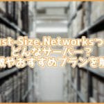 Just-Size.Networksってどんなサーバー?特徴やおすすめプランを解説